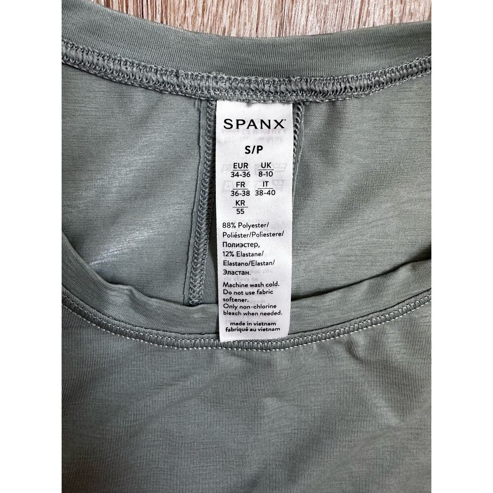 Spanx|Go Lightly Notch-Back Tank|Sea Salt Green|SZ S - Picture 4 of 6